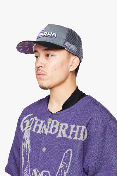 6Th Nbrhd Logo Snapback Hat - Mesh - Image 4