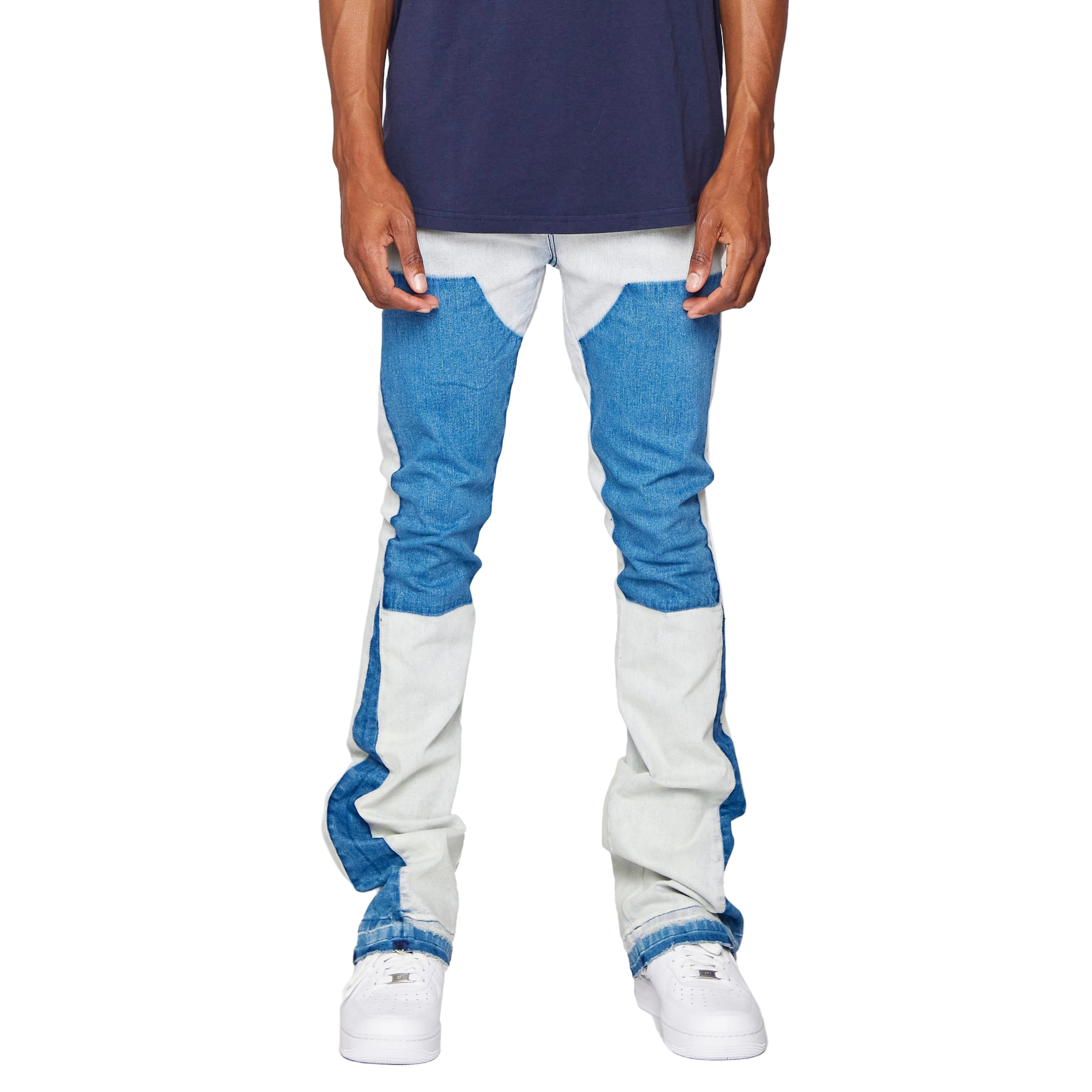 ANOM DENIM Flashka Denim Jeans - Patchwork - Image 11