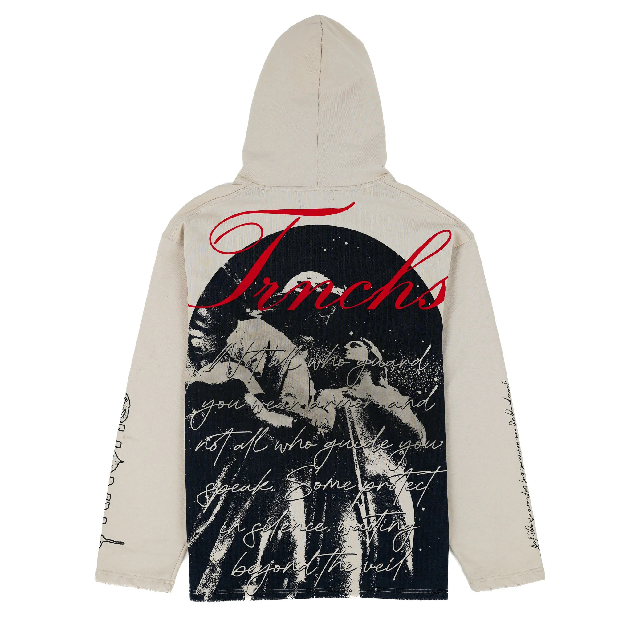 Trnchs Guided By Ghosts Hoodie - Graphic Print - Image 3