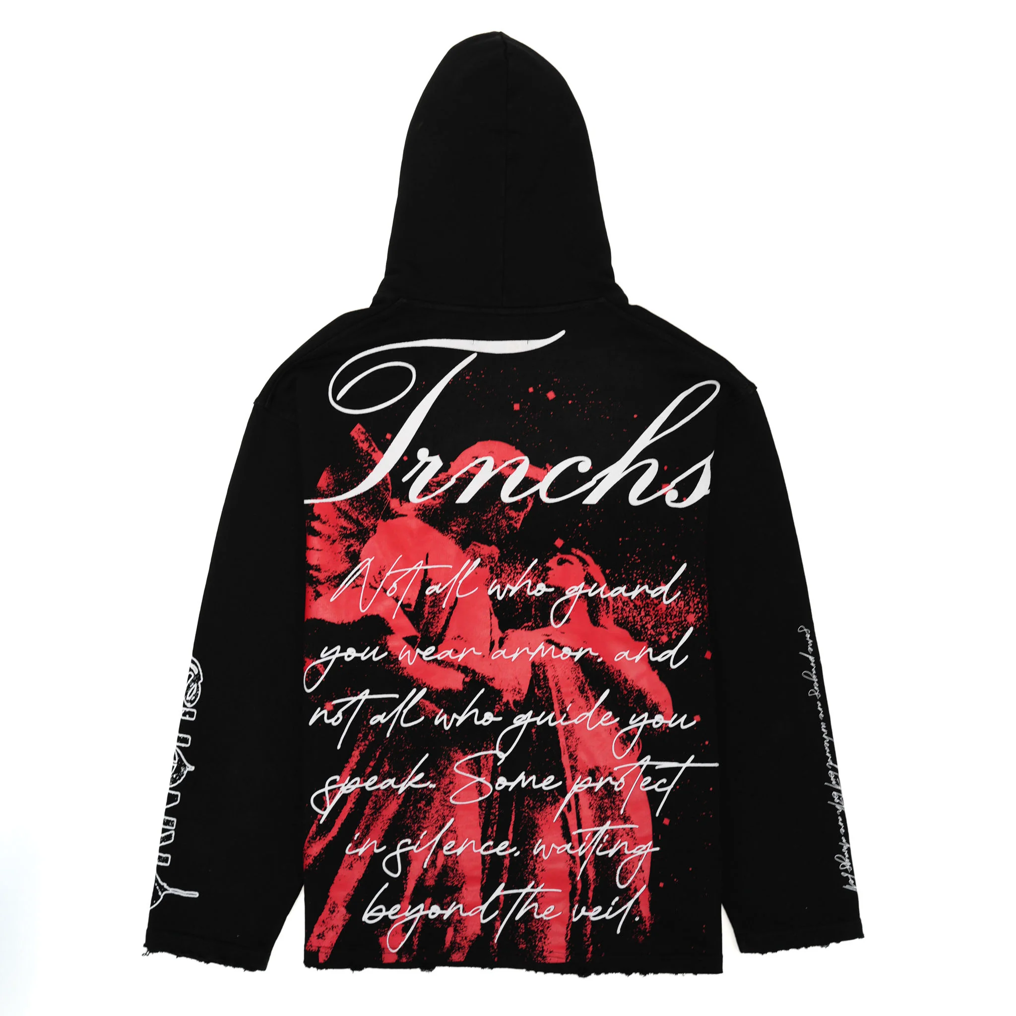 Trnchs Guided By Ghosts Hoodie - Graphic Print - Image 5