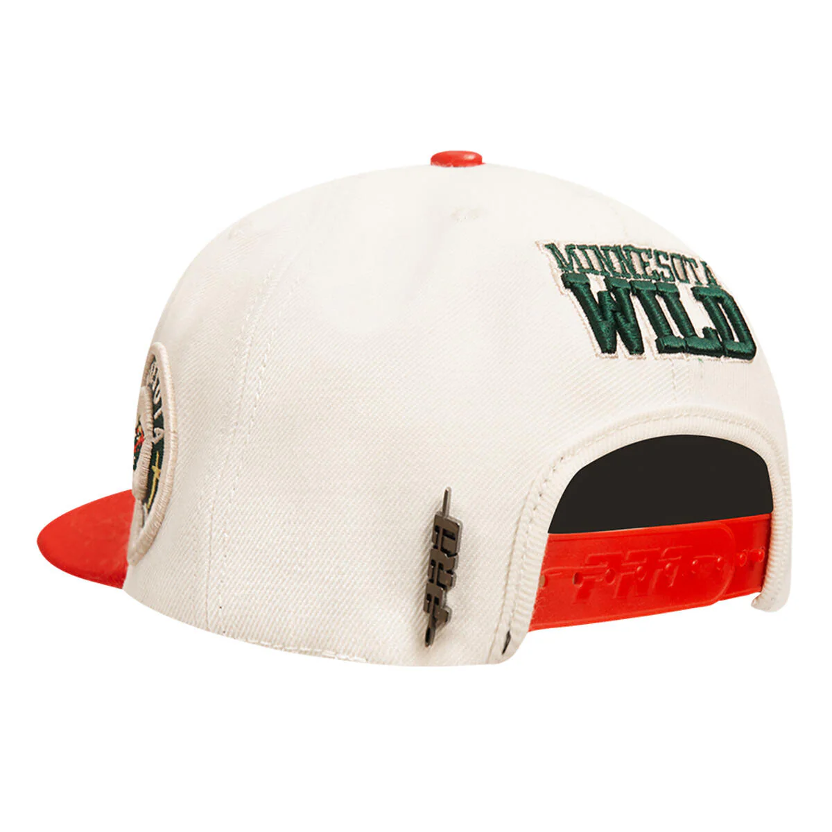 Pro Standard Minnesota Wild Retro Classics Logo Wool Blend Snapback Hat - Image 5