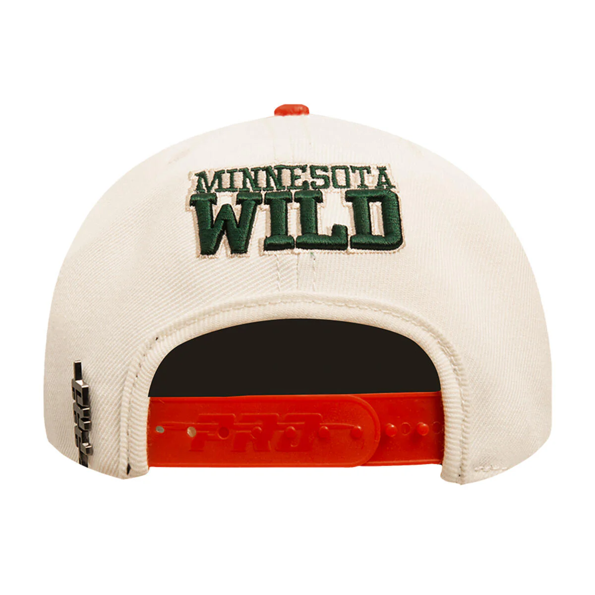 Pro Standard Minnesota Wild Retro Classics Logo Wool Blend Snapback Hat - Image 6