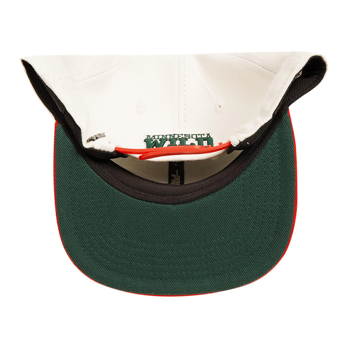 Pro Standard Minnesota Wild Retro Classics Logo Wool Blend Snapback Hat - Image 8