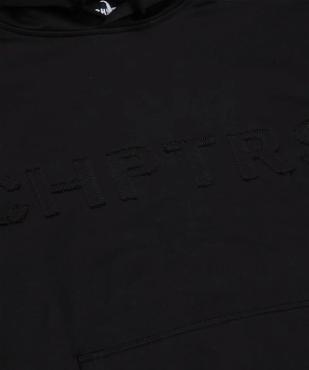 Silnt Chptrs Grit Hoodie - Embossed Text - Image 3