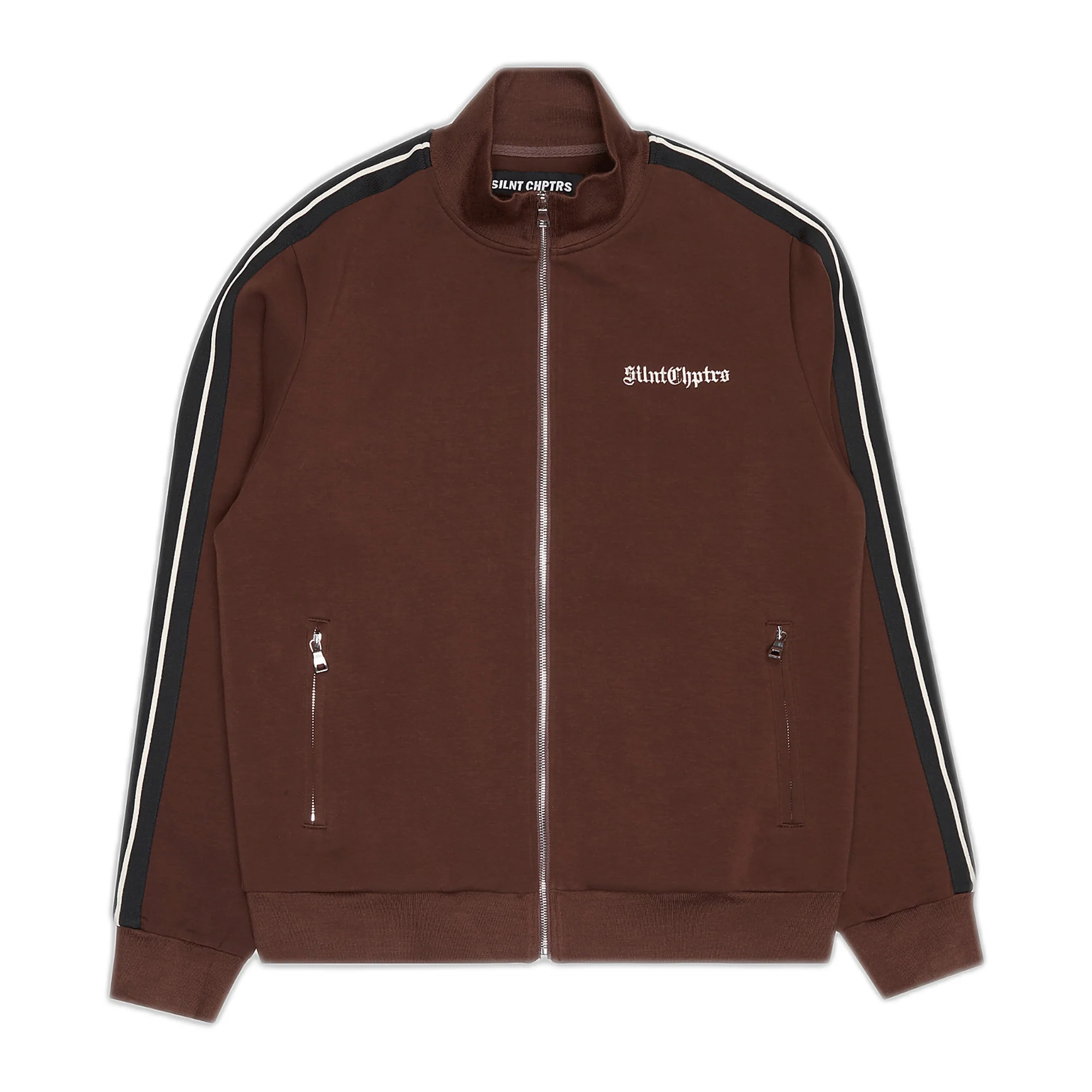Silnt Chptrs Track Jacket - Striped Sleeves - Image 14