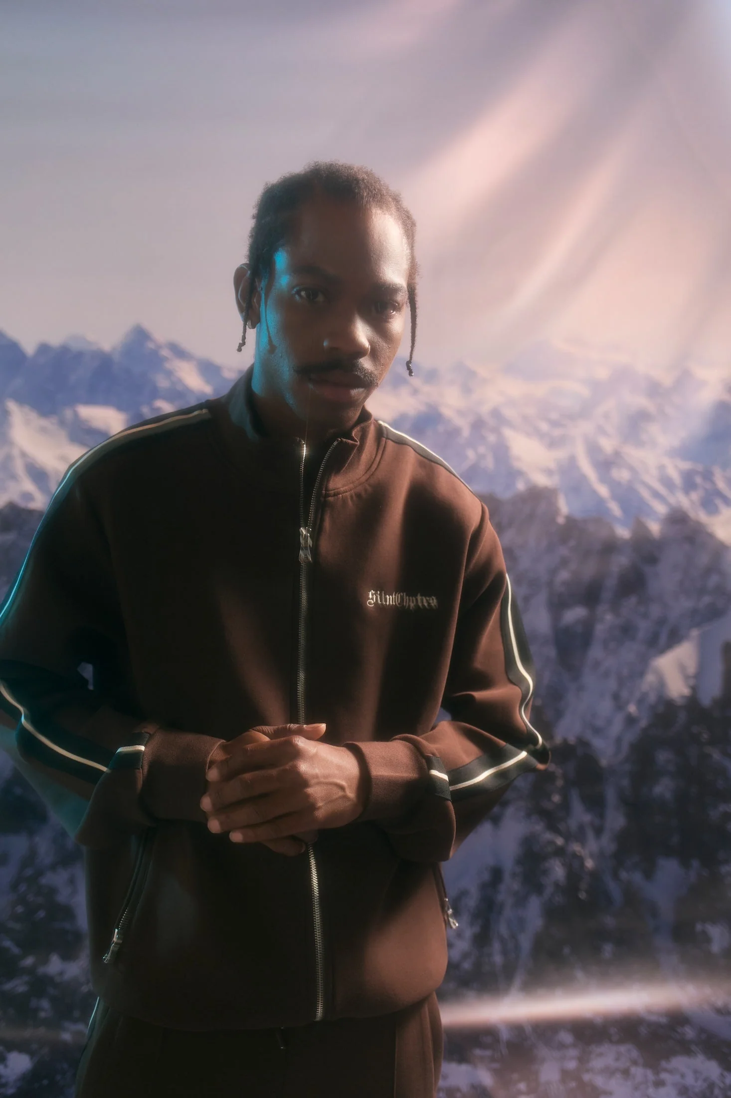 Silnt Chptrs Track Jacket - Striped Sleeves - Image 15
