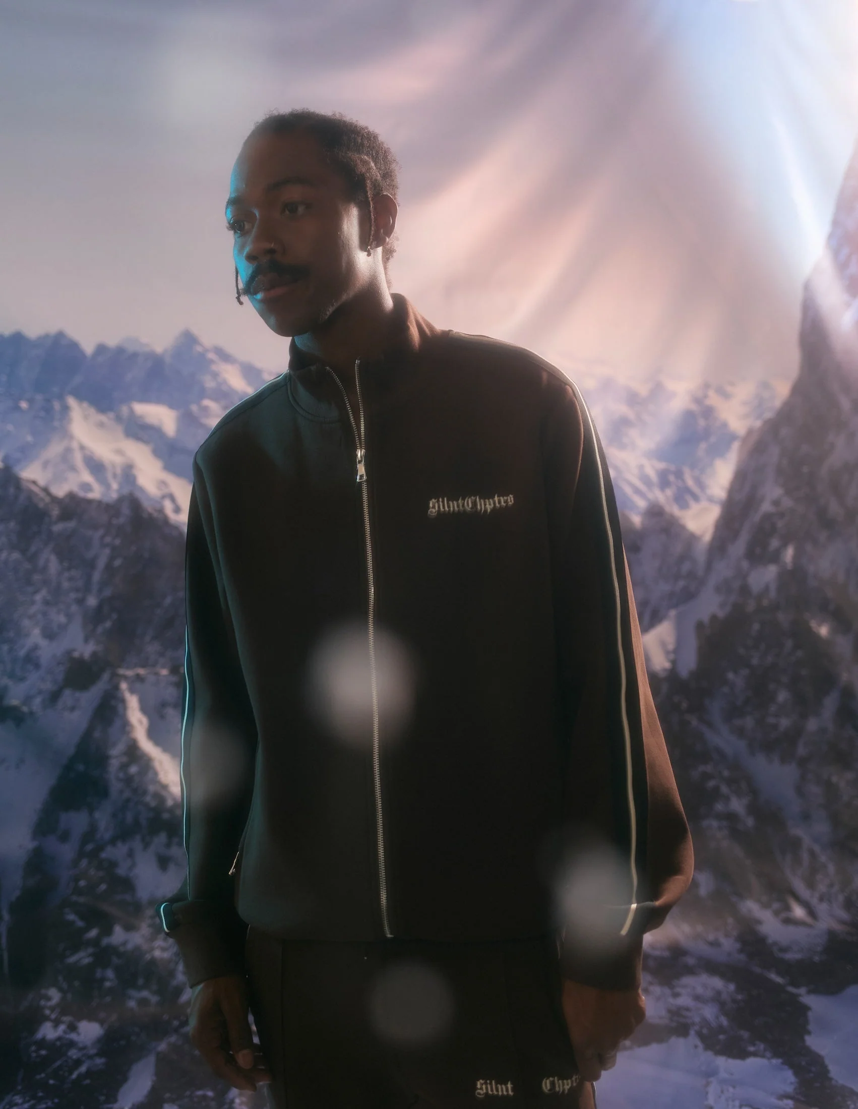 Silnt Chptrs Track Jacket - Striped Sleeves - Image 16