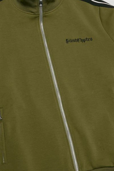 Silnt Chptrs Track Jacket - Striped Sleeves - Image 3