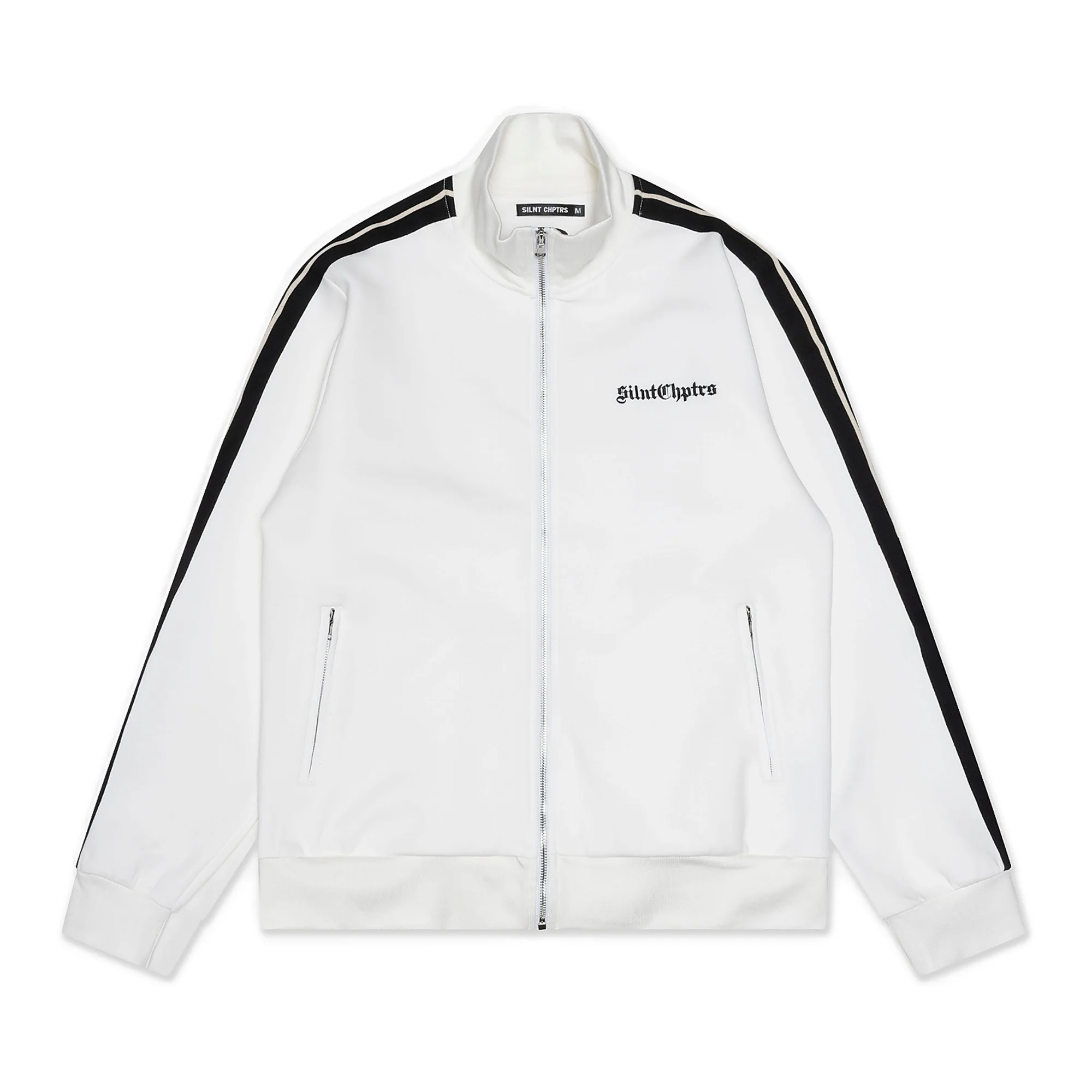 Silnt Chptrs Track Jacket - Striped Sleeves - Image 5