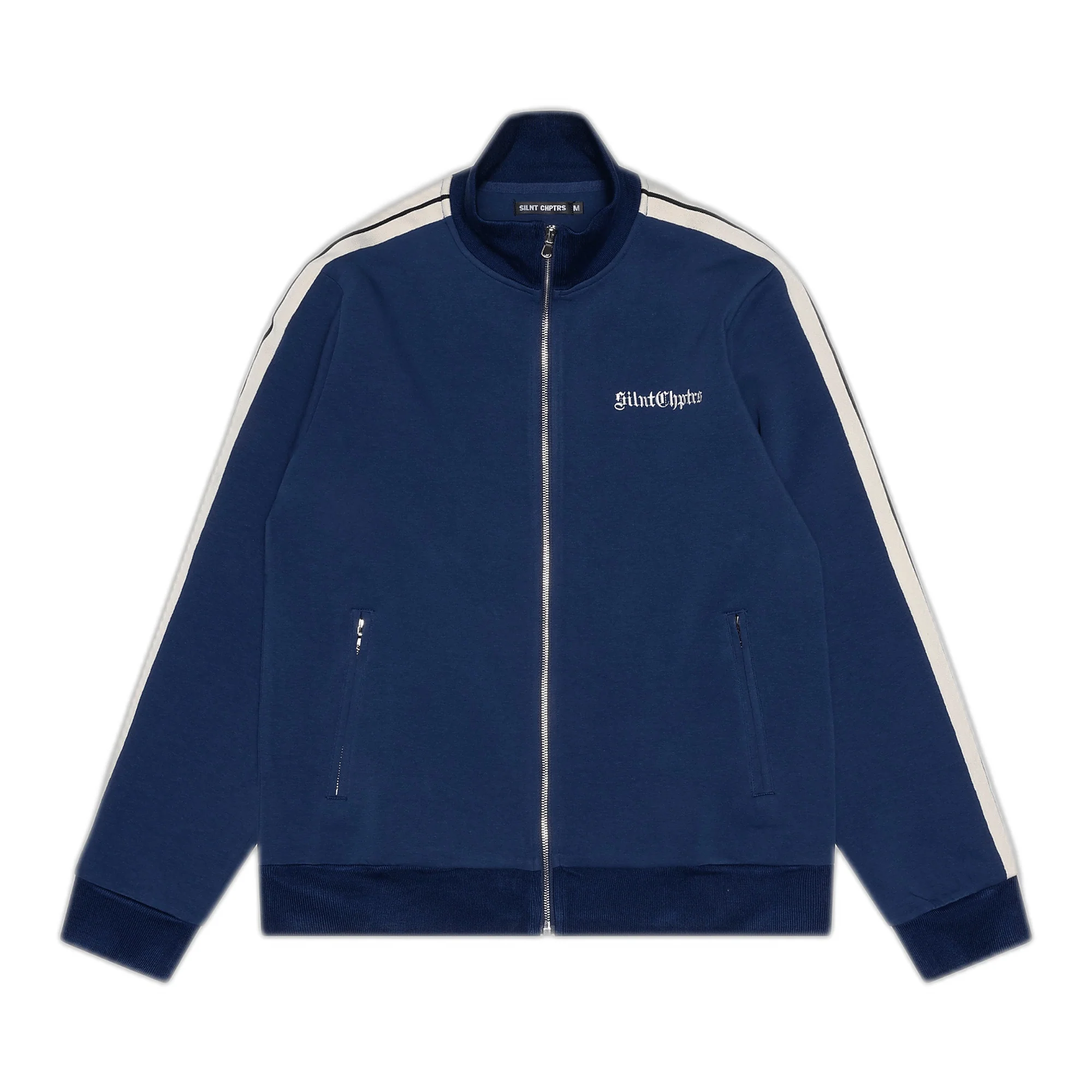 Silnt Chptrs Track Jacket - Striped Sleeves - Image 8