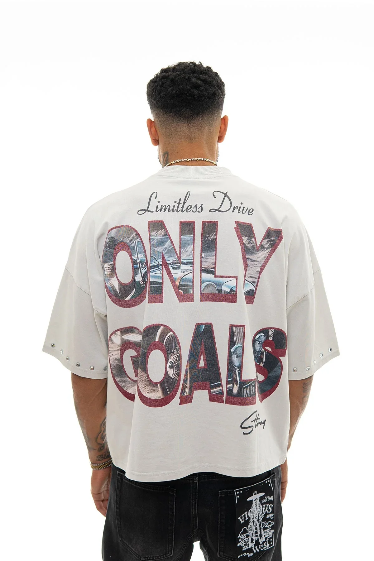 Stray No Limits Only Goals T-Shirt - Image 3