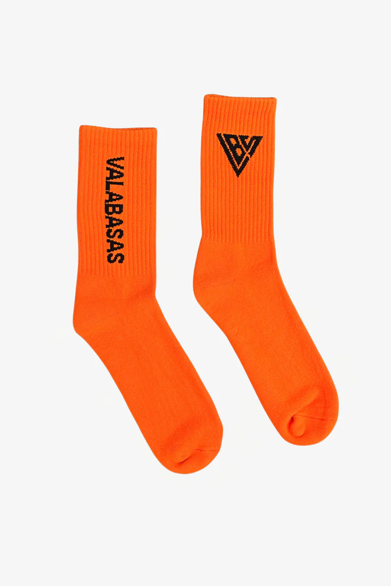 Valabasas Footprint Socks - Embroidered - Image 4